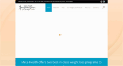 Desktop Screenshot of meta-health.com