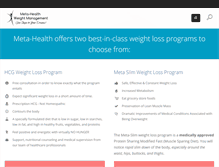 Tablet Screenshot of meta-health.com