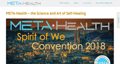 Desktop Screenshot of meta-health.info